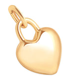 Astrid & Miyu gold-plated heart charm - British product