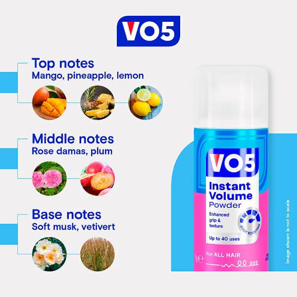 VO5 hair styling powder 7g (British brand)