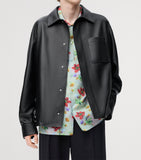 LOEWE Leather Anagram Overshirt, UK version