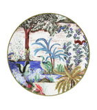 Gien Jardin du Palais canape plates set of 4, imported from the UK