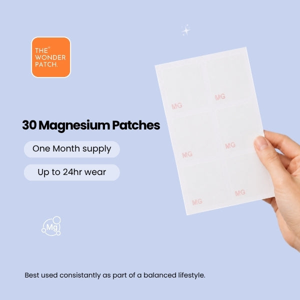 The Wonder Patch 30 magnesium patches (British brand)