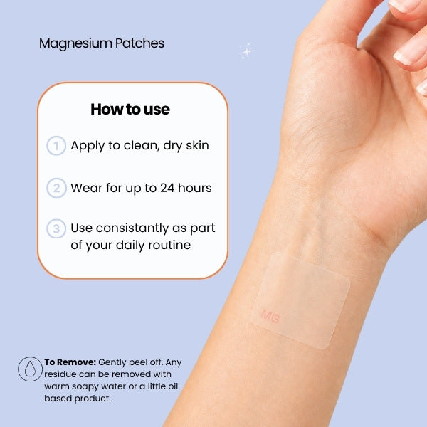 The Wonder Patch 30 magnesium patches (British brand)