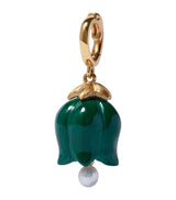 Harrods Annoushka Yellow Gold and Malachite Tulip Charm- Buy online at McGrocer