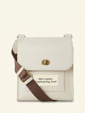 Mulberry natural vegetable tan leather messenger bag, imported from the UK