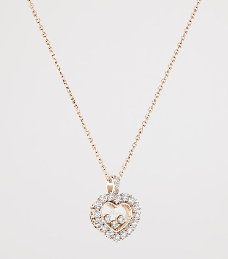 Chopard Happy Diamonds pendant rose gold diamond - British product