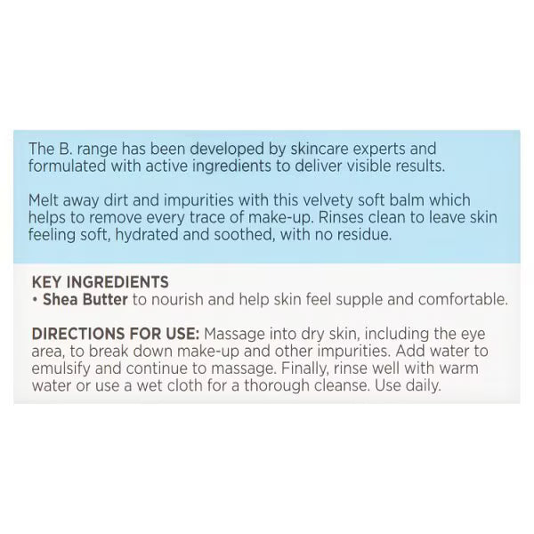 B. Melting Cleansing Balm Makeup Remover - British product