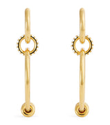 Harrods Spinelli Kilcollin Yellow Gold and Diamond Asha Hoop Earrings- Buy online at McGrocer