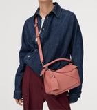 LOEWE Small Leather Featherlight Puzzle Top-Handle Bag, UK version
