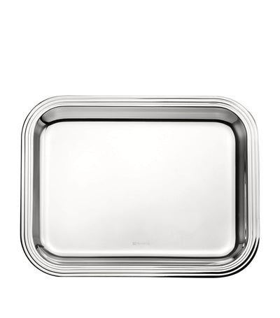 Harrods Christofle Silver-Plated Albi Serving Tray 26cm x 20cm- Buy online at McGrocer