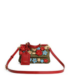 Dolce&Gabbana woven My Sicily top-handle bag with floral appliqué (British brand)