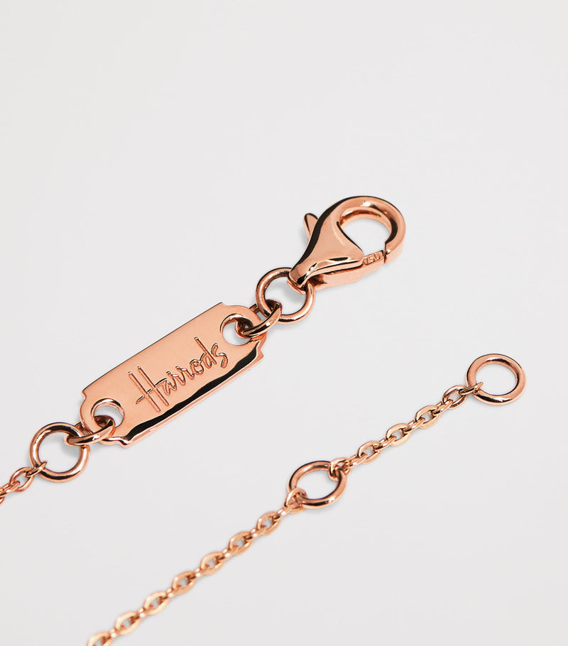 Harrods rose gold diamond bracelet 0.33ct, imported from the UK