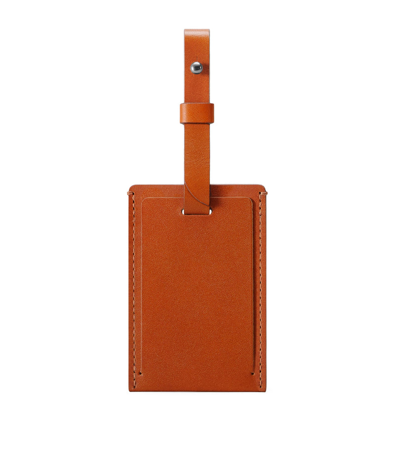 Carl Friedrik leather luggage tag - British product