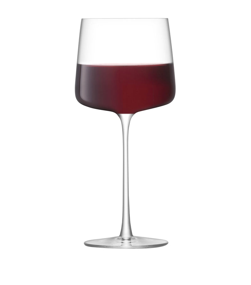 LSA International Metropolitan red wine glasses set of 4 400ml, UK version