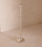 Soho Home large silver-plated candlestick 44cm (British brand)