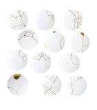 Bernardaud Kintsugi dinner plates set of 12 26cm (British brand)