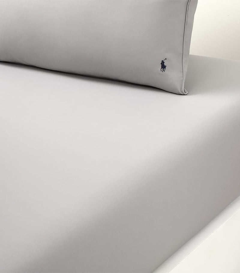 Ralph Lauren embroidered cotton king fitted sheet 160x200cm, imported from the UK