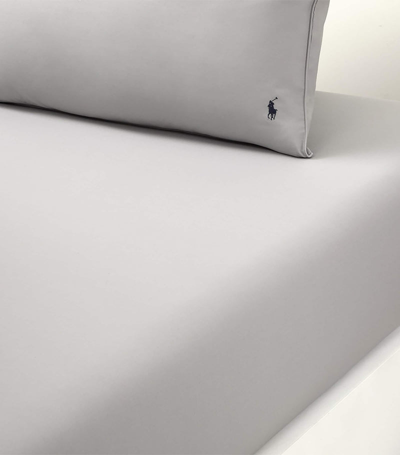 Ralph Lauren embroidered cotton king fitted sheet 160x200cm, imported from the UK