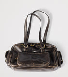 Miu Miu nappa leather top-handle bag with pockets, UK version