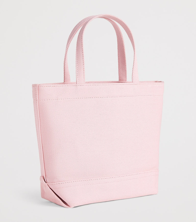 Harrods small cotton embroidered logo tote bag, UK version