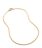 Monica Vinader gold vermeil snake chain necklace 46cm (British brand)