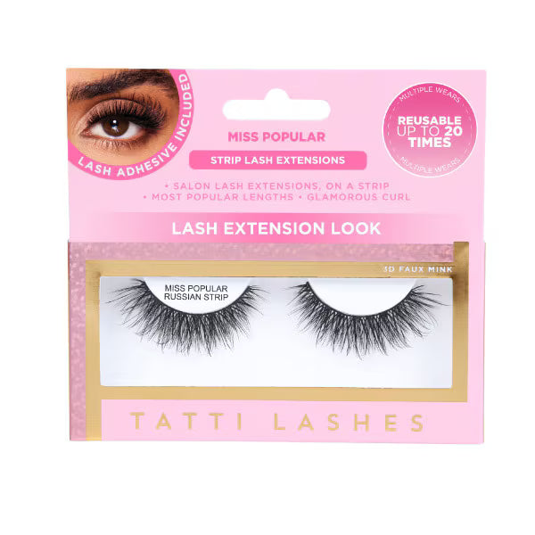 Tatti Lashes Miss Popular Volume Strip Lash, imported from the UK