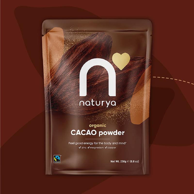 Naturya Organic Cacao Powder chocolate 250g, UK version