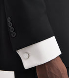 Tateossian mother-of-pearl asanoha cufflinks studs set, imported from the UK