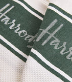 Harrods stripe tea towels set of 2 - British product