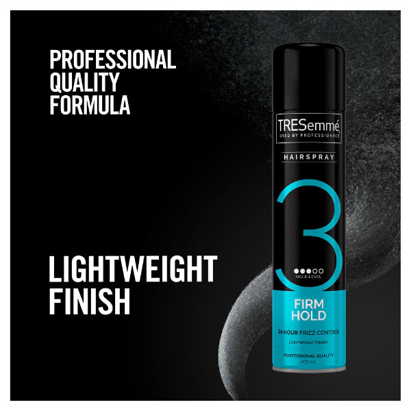 Tresemme firm hold hairspray can 400ml (British brand)