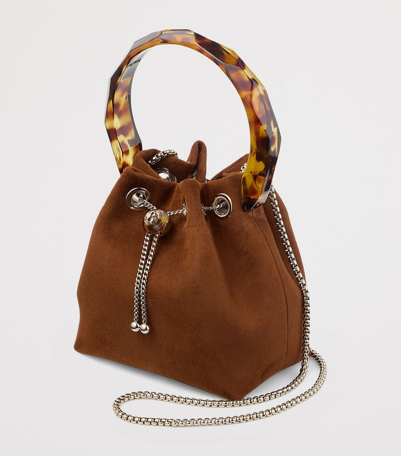 Jimmy Choo Bon Bon goat suede top-handle bag, UK version