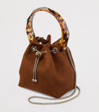 Jimmy Choo Bon Bon goat suede top-handle bag, UK version