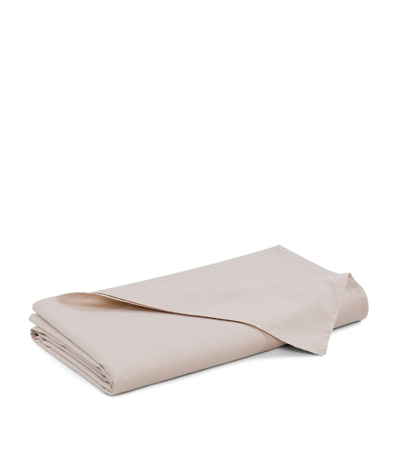 Hamam organic cotton sateen flat sheet super king, UK version
