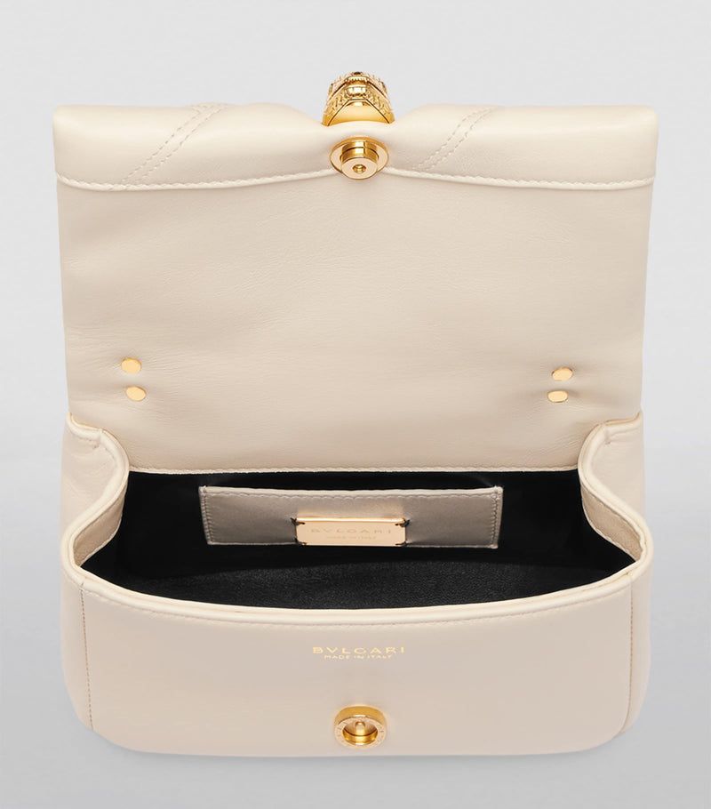 Bvlgari Mini Serpenti Cabochon cross-body bag in calfskin - British product