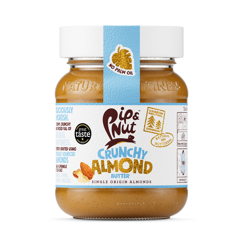 Pip & Nut crunchy almond butter 170g - British product