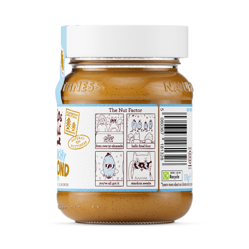 Pip & Nut crunchy almond butter 170g - British product