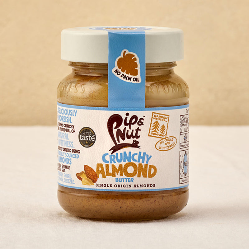 Pip & Nut crunchy almond butter 170g - British product