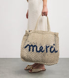 The Jacksons large jute Merci tote bag, imported from the UK