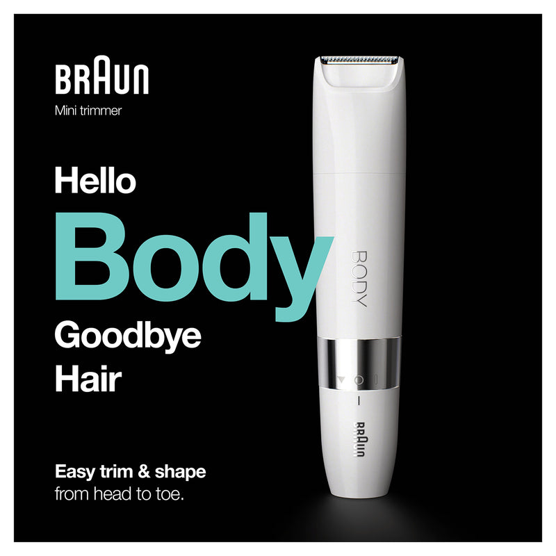 Braun BS1000 Body Mini Trimmer, imported from the UK
