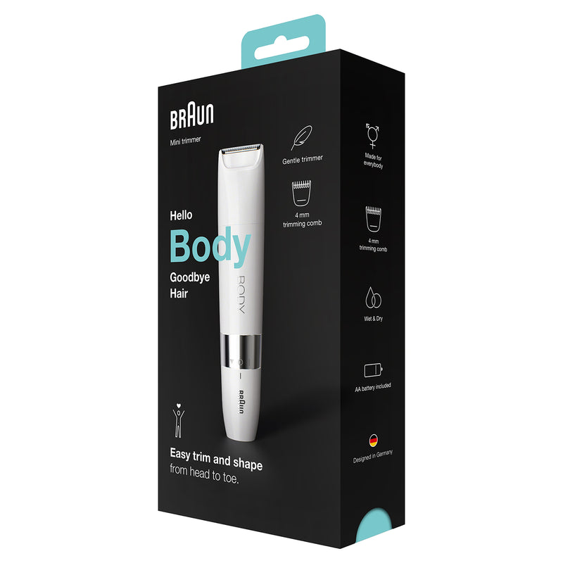 Braun BS1000 Body Mini Trimmer, imported from the UK