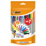 Bic Multicolour Cristal Ball Point Pens Office Supplies ASDA   