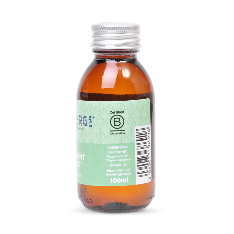 Steenbergs organic peppermint extract 100ml - British product