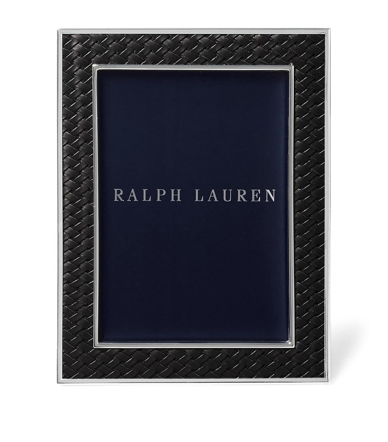 Ralph Lauren Home Leather Brockton Frame 11.5 x 9.5 imported from the UK