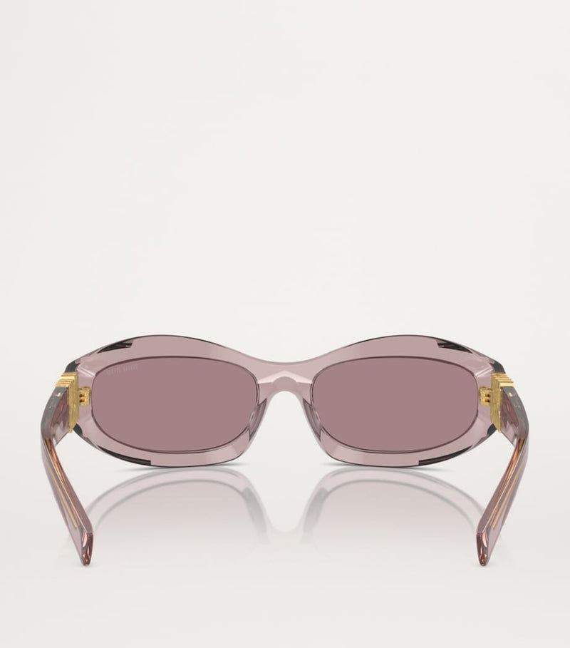 Miu Miu acetate oval sunglasses, imported from the UK