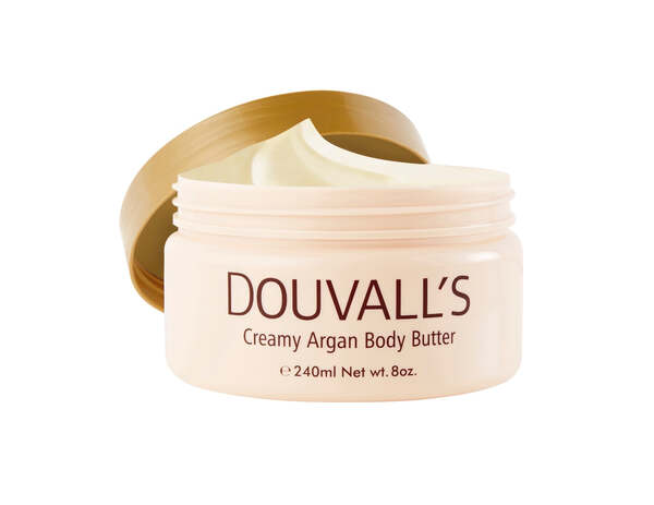 Douvall's Organic Argan Body Butter Pink Grapefruit 240ml - British product