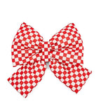 MacKenzie-Childs red check medium bow 28cm (British brand)
