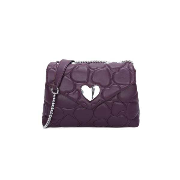 IKRUSH shoulder bag with quilted heart detail and chain strap - British product