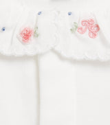 Harrods Cotton Floral-Detail Bodysuit for Ages 1-24 Months- Buy online at McGrocer