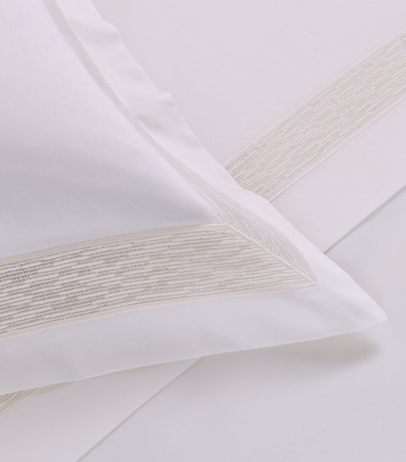 Frette cotton sateen pillowcase 51x71cm, imported from the UK