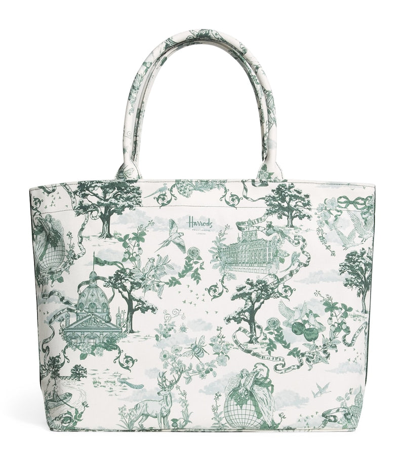 Harrods medium toile tote bag, British product