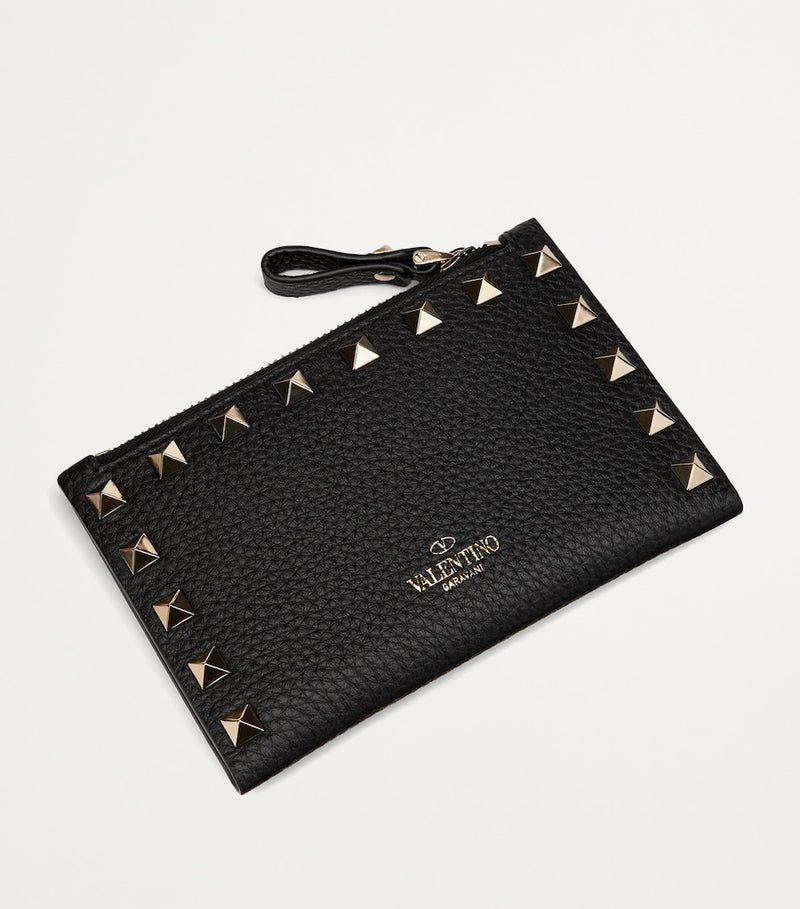 Valentino Garavani Rockstud coin and card holder (British brand)